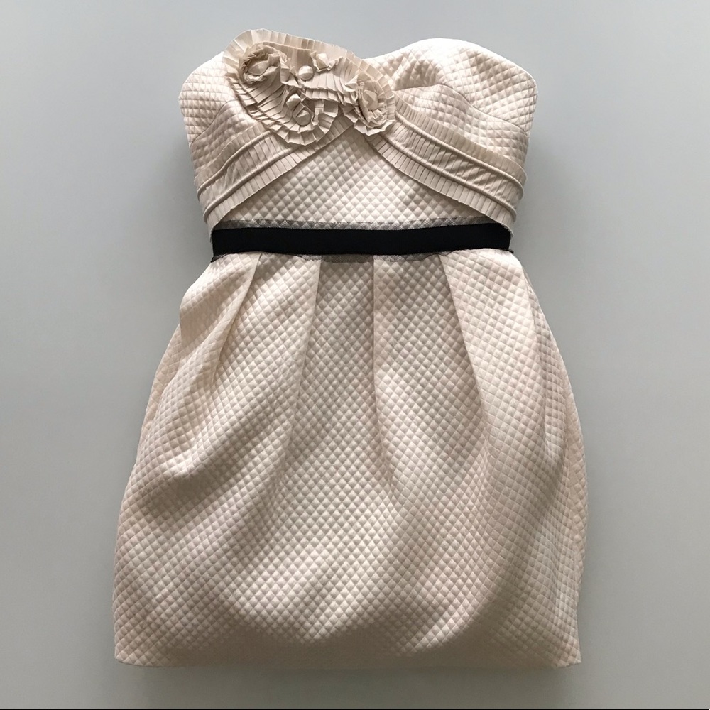 BCBGMaxAzria | Quilted Jacquard Balloon Dress